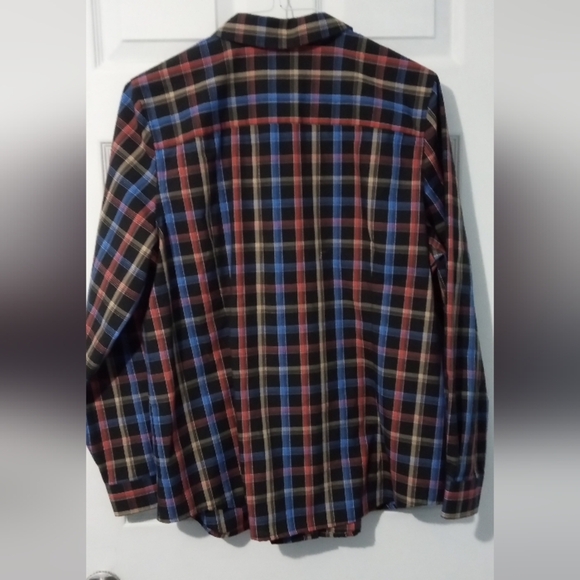 Orvis Women's Plaid Button Down Shirt - Red, Blue, Black - Picture 4 of 4